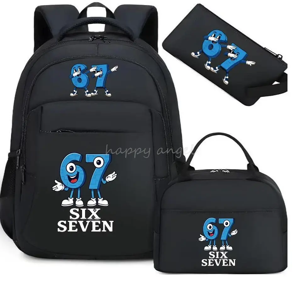 Six Seven Backpack Set  3PCS School Bag 11
