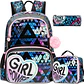 Kids Backpack Set  3PCS School Bag with Lunch Bag - thumbnail 8