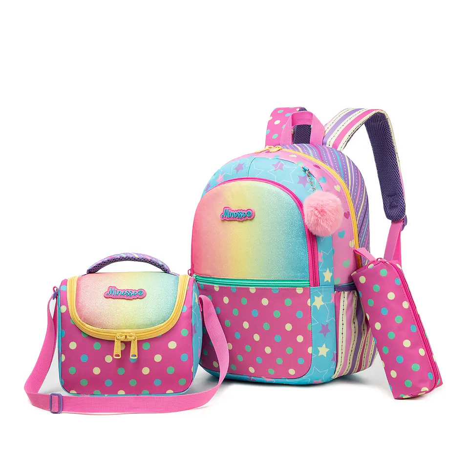 Kids Backpack Set  3PCS School Bag with Lunch Bag 9