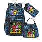 Sprunki Backpack Set  3PCS Waterproof School Bag - thumbnail 10
