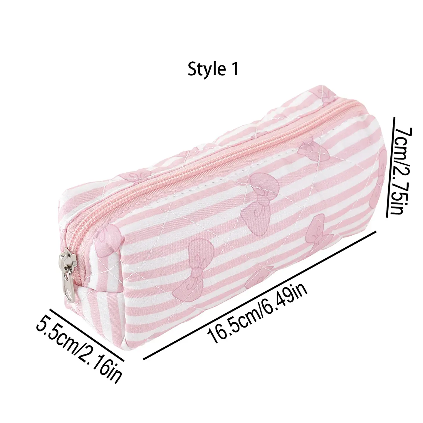 Floral Pencil Case – Bowknot School Storage Bag 14