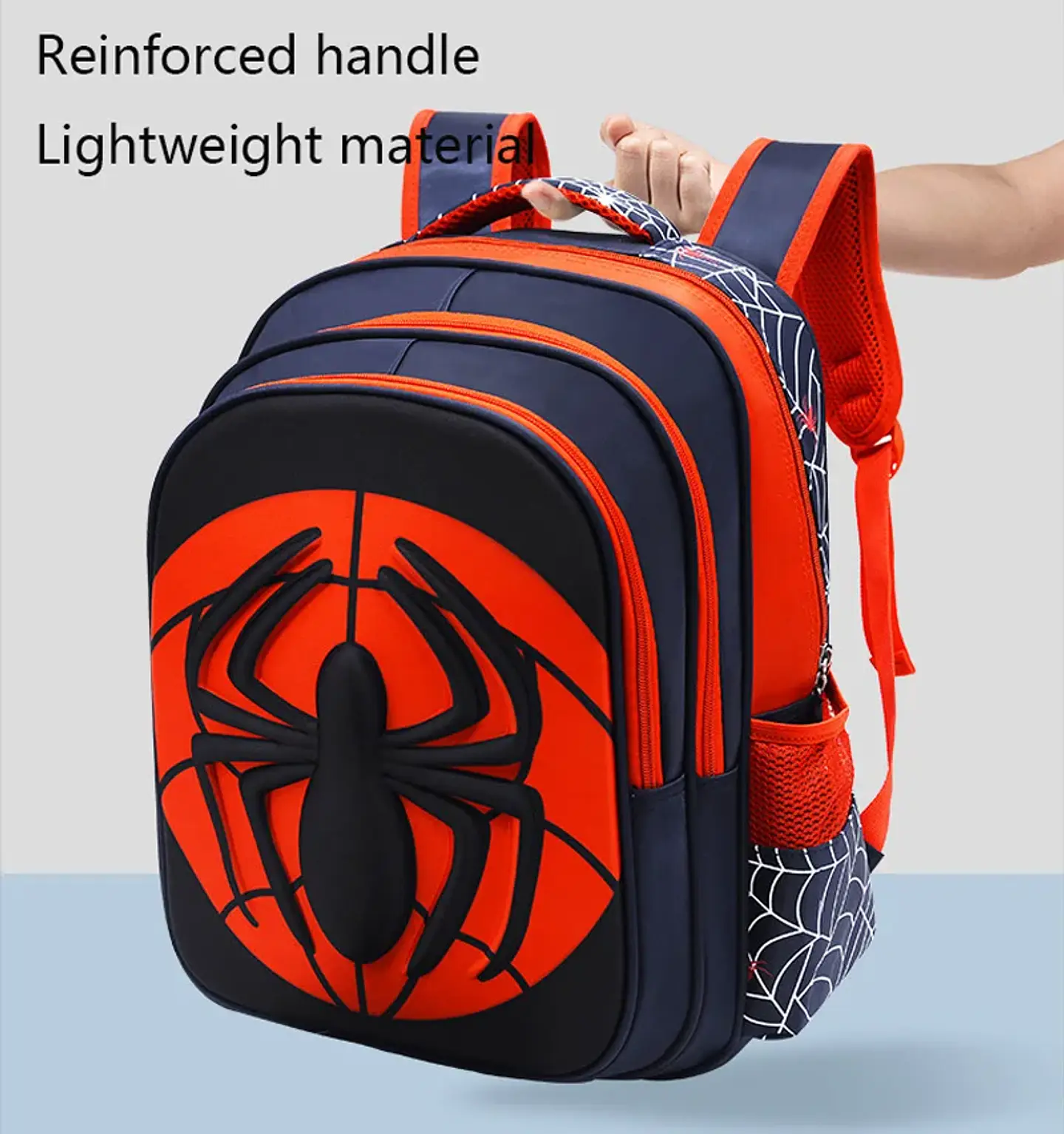 Spider Kids Backpack Set  2PCS Waterproof School Bag 14