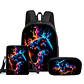 GamePad Backpack Set 3PCS Waterproof School Bag - thumbnail 12