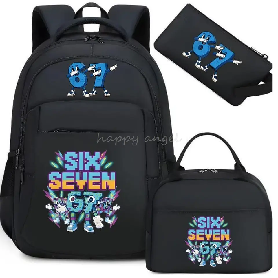 Six Seven Backpack Set  3PCS School Bag 13