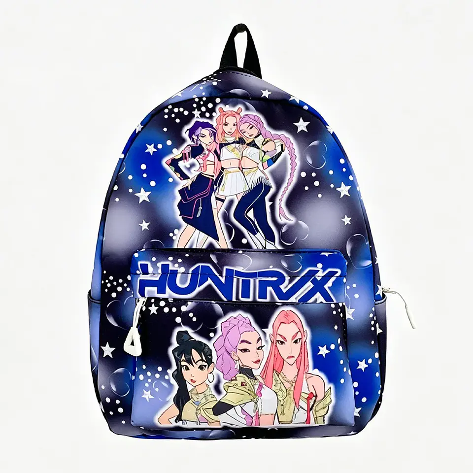 HUNTR/X Kids Backpack  Kindergarten School Bag 9
