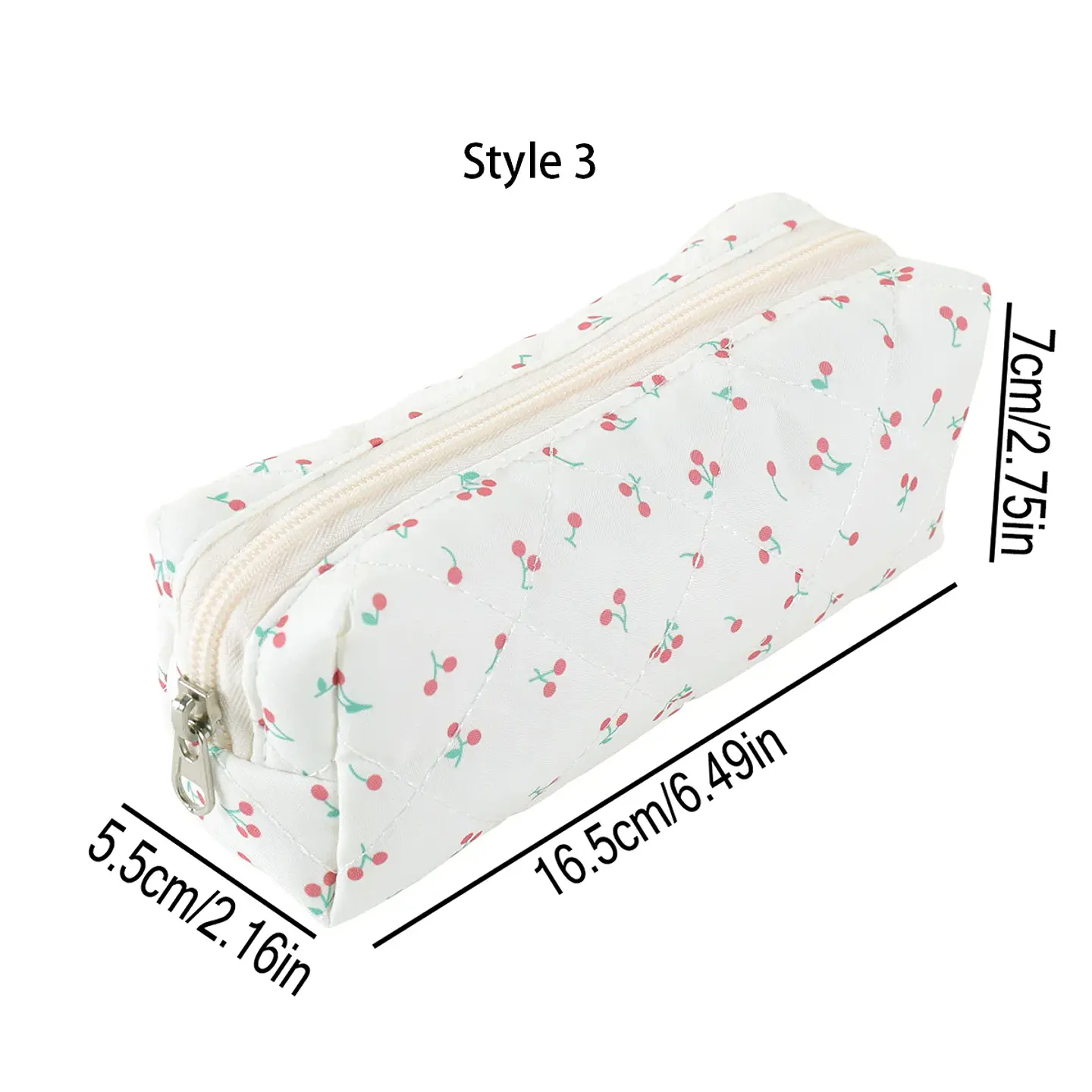 Floral Pencil Case – Bowknot School Storage Bag 16