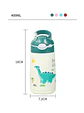 Kids Stainless Steel Thermos – 400ml Straw Bottle - thumbnail 16
