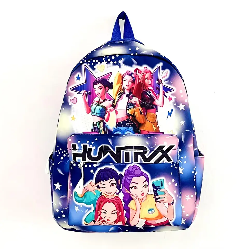 HUNTR/X Kids Backpack  Kindergarten School Bag 12