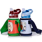 Kids Stainless Steel Thermos – 400ml Straw Bottle - thumbnail 17