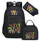 Sprunki Backpack Set  3PCS Waterproof School Bag - thumbnail 13