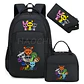Sprunki Backpack Set  3PCS Waterproof School Bag - thumbnail 14