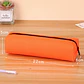 Solid Color Pencil Case  Large Zipper Pencil Pouch - thumbnail 14