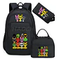 Sprunki Backpack Set  3PCS Waterproof School Bag - thumbnail 15