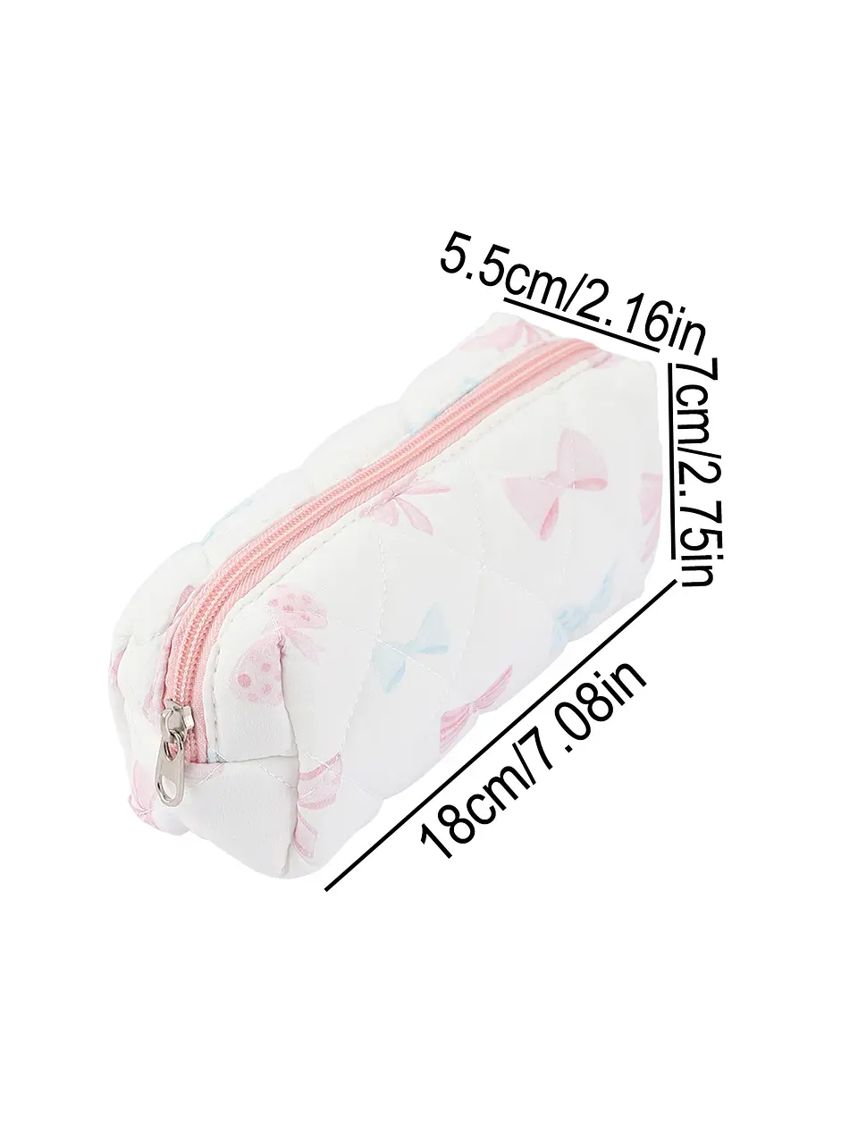 Floral Pencil Case – Bowknot School Storage Bag 22