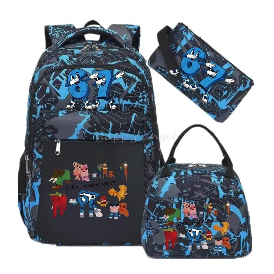 Six Seven Backpack Set  3PCS School Bag 17