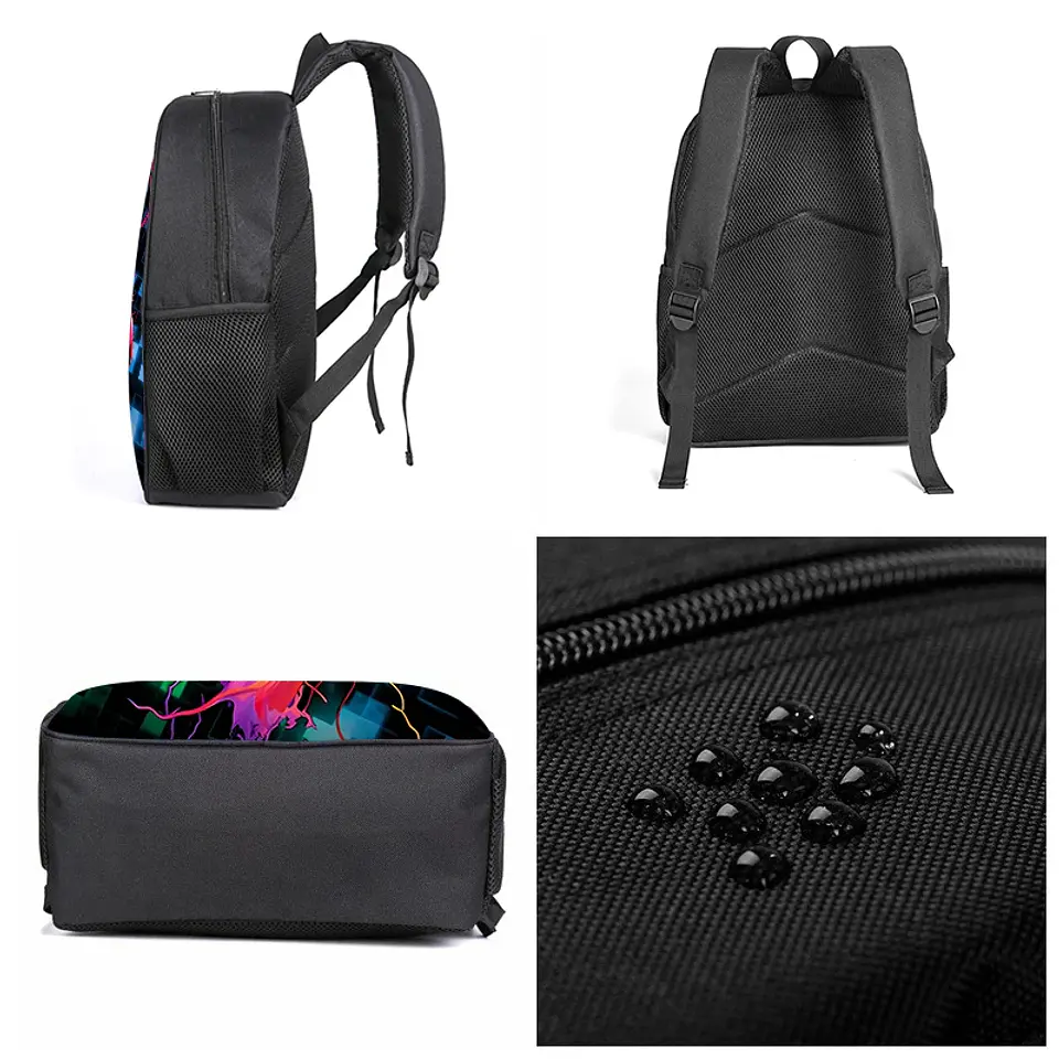 GamePad Backpack Set 3PCS Waterproof School Bag 16