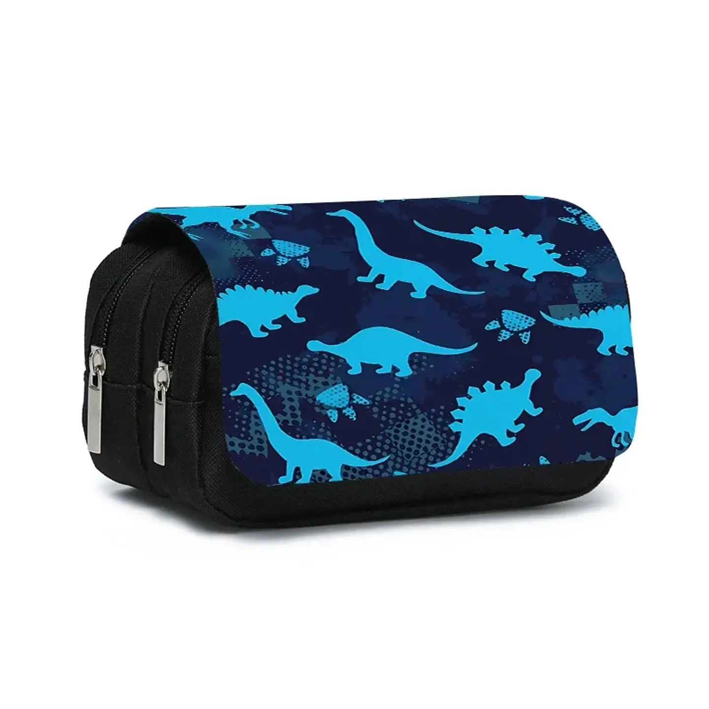 Dinosaur Pencil Case – Double Layer Flip Organizer 23