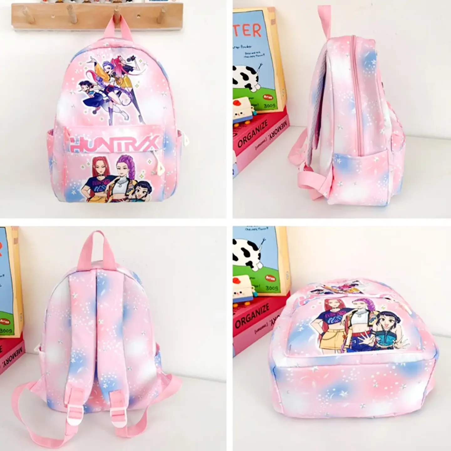 HUNTR/X Kids Backpack  Kindergarten School Bag 8