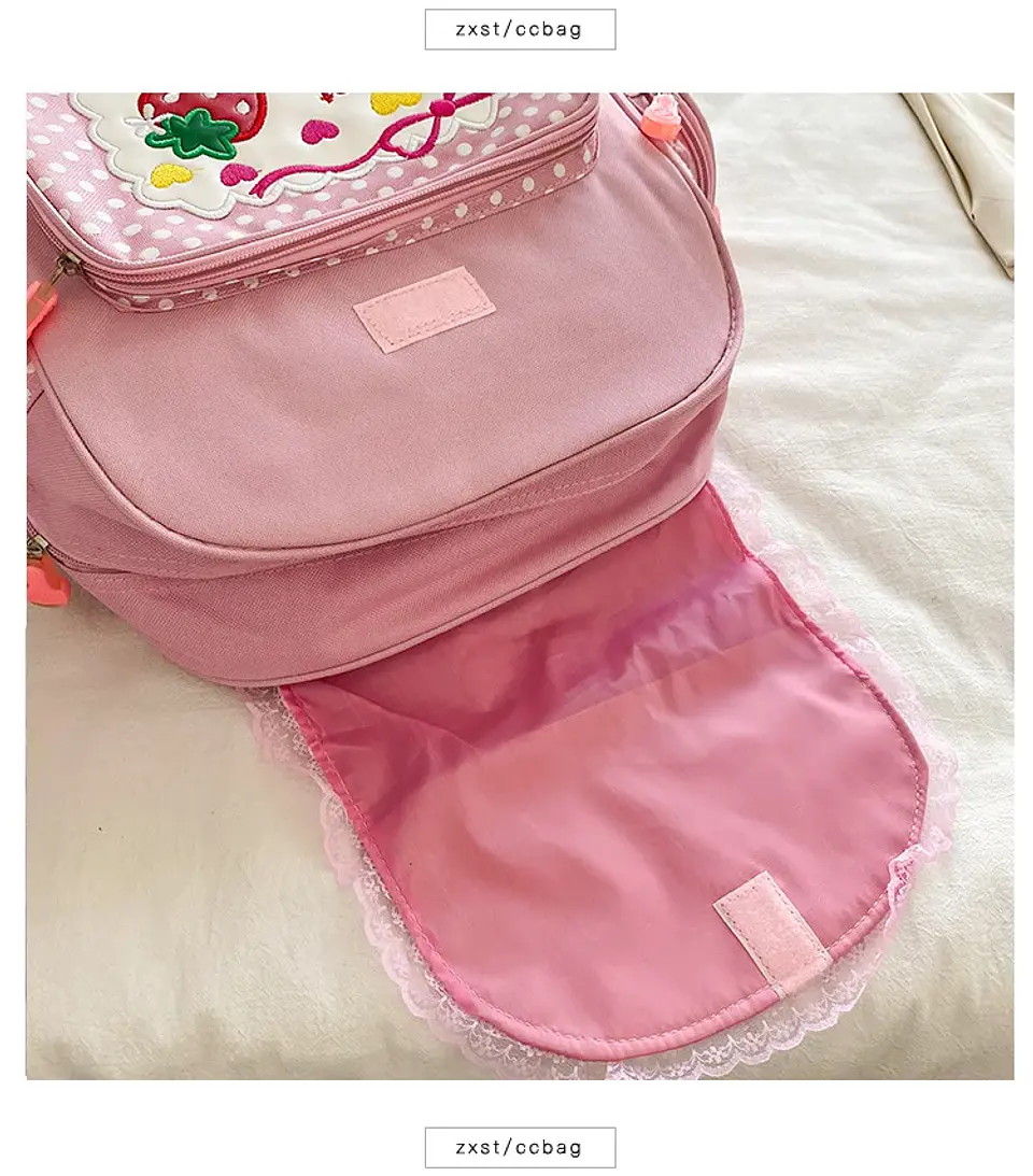 Strawberry Girls Backpack  Japanese School Bag 22