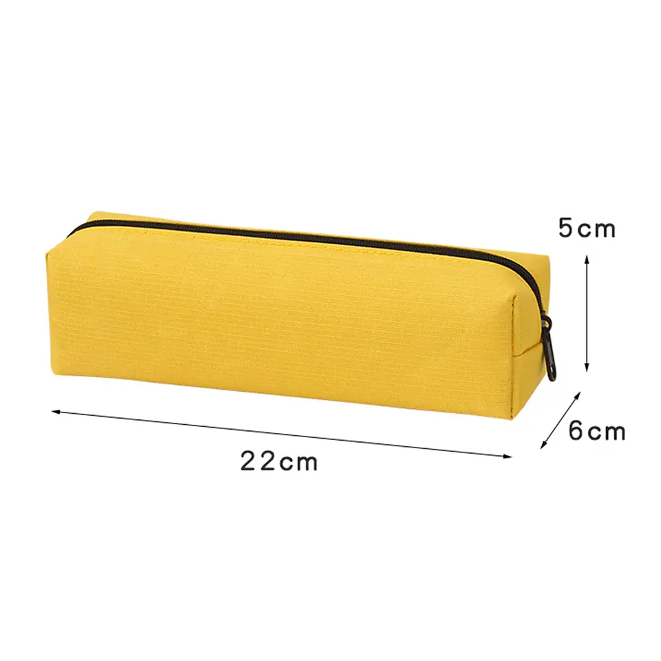 Solid Color Pencil Case  Large Zipper Pencil Pouch 21