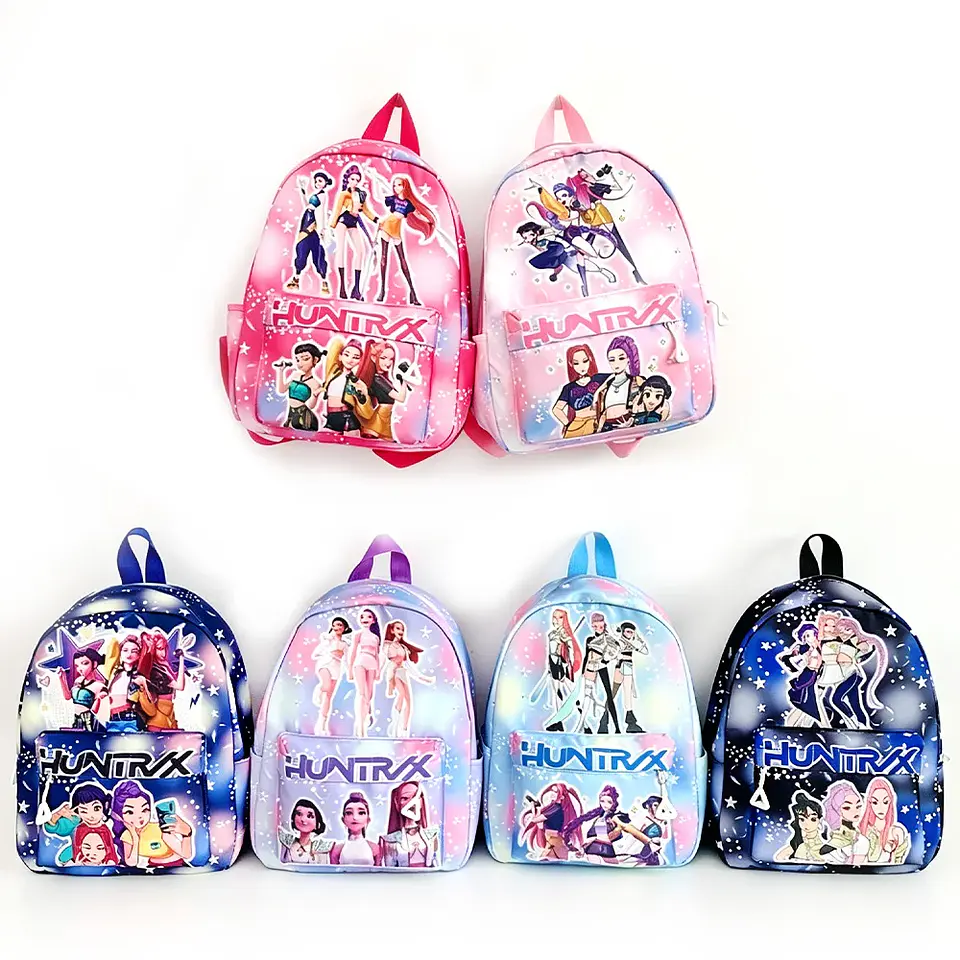 HUNTR/X Kids Backpack  Kindergarten School Bag 14