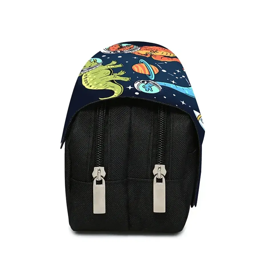 Dinosaur Pencil Case – Double Layer Flip Organizer 31