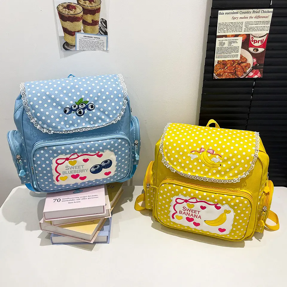 Strawberry Girls Backpack  Japanese School Bag 30
