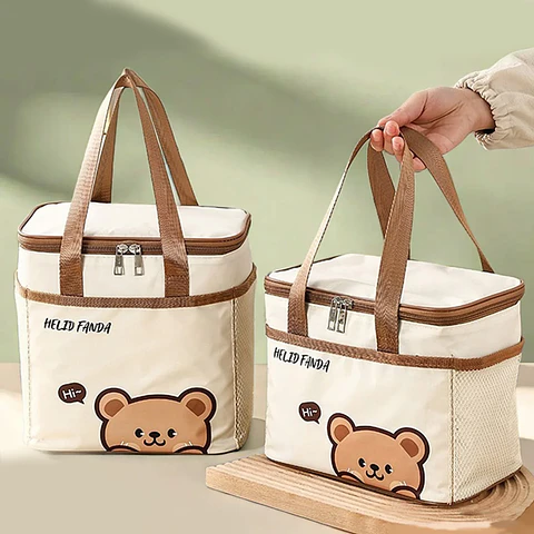 Lunch Cooler Bag Waterproof for School, Office & Picnic