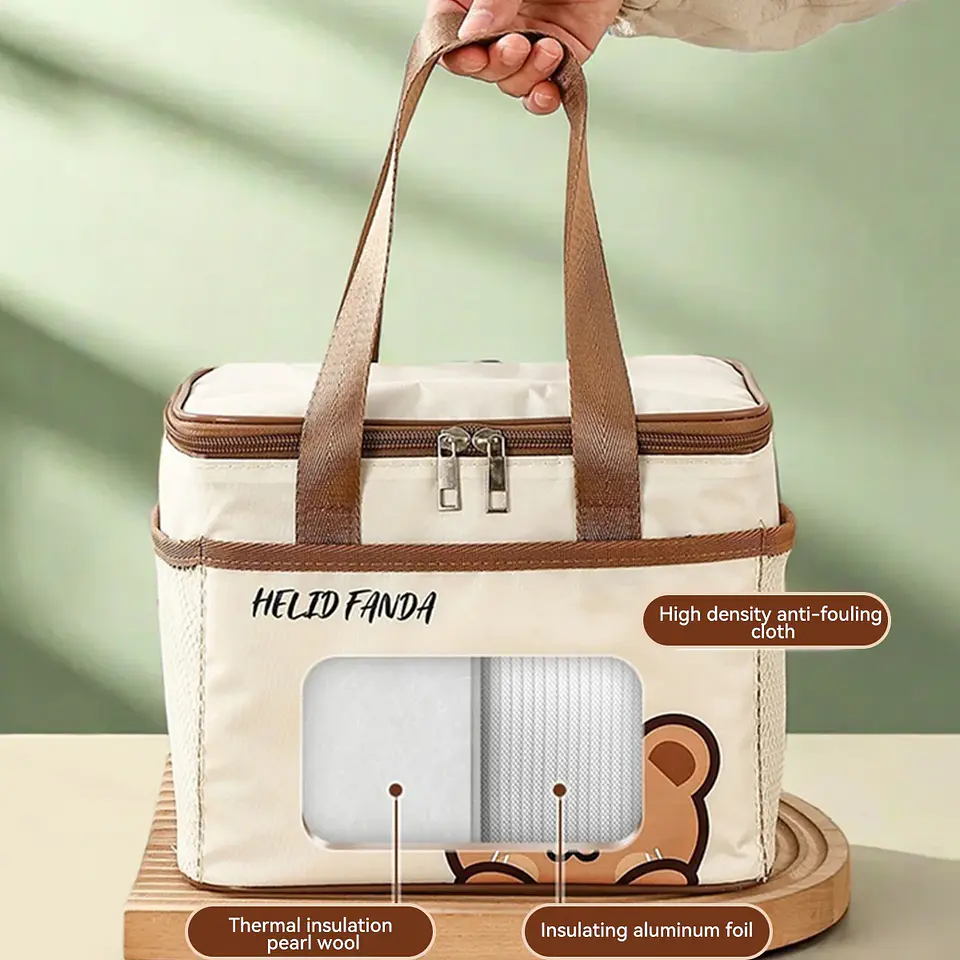 Lunch Cooler Bag Waterproof for School, Office & Picnic 4