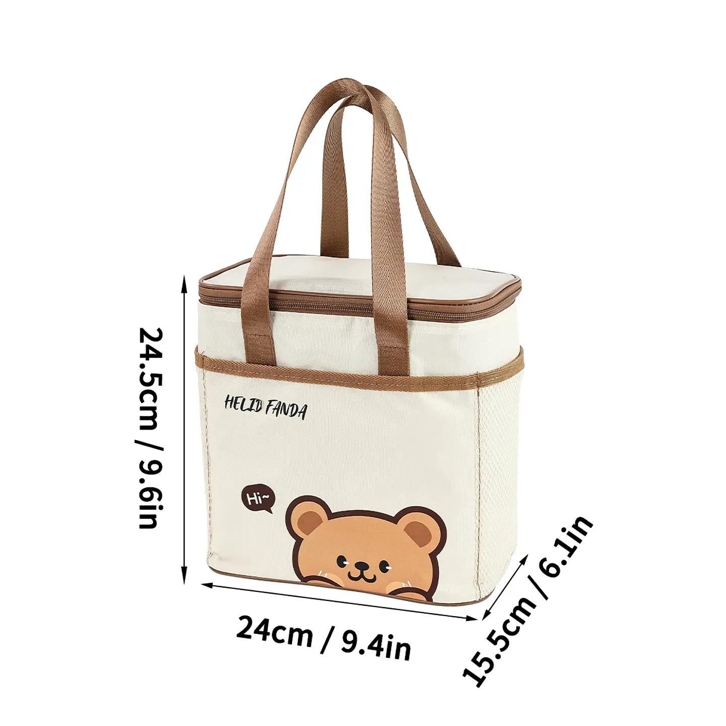 Lunch Cooler Bag Waterproof for School, Office & Picnic 9