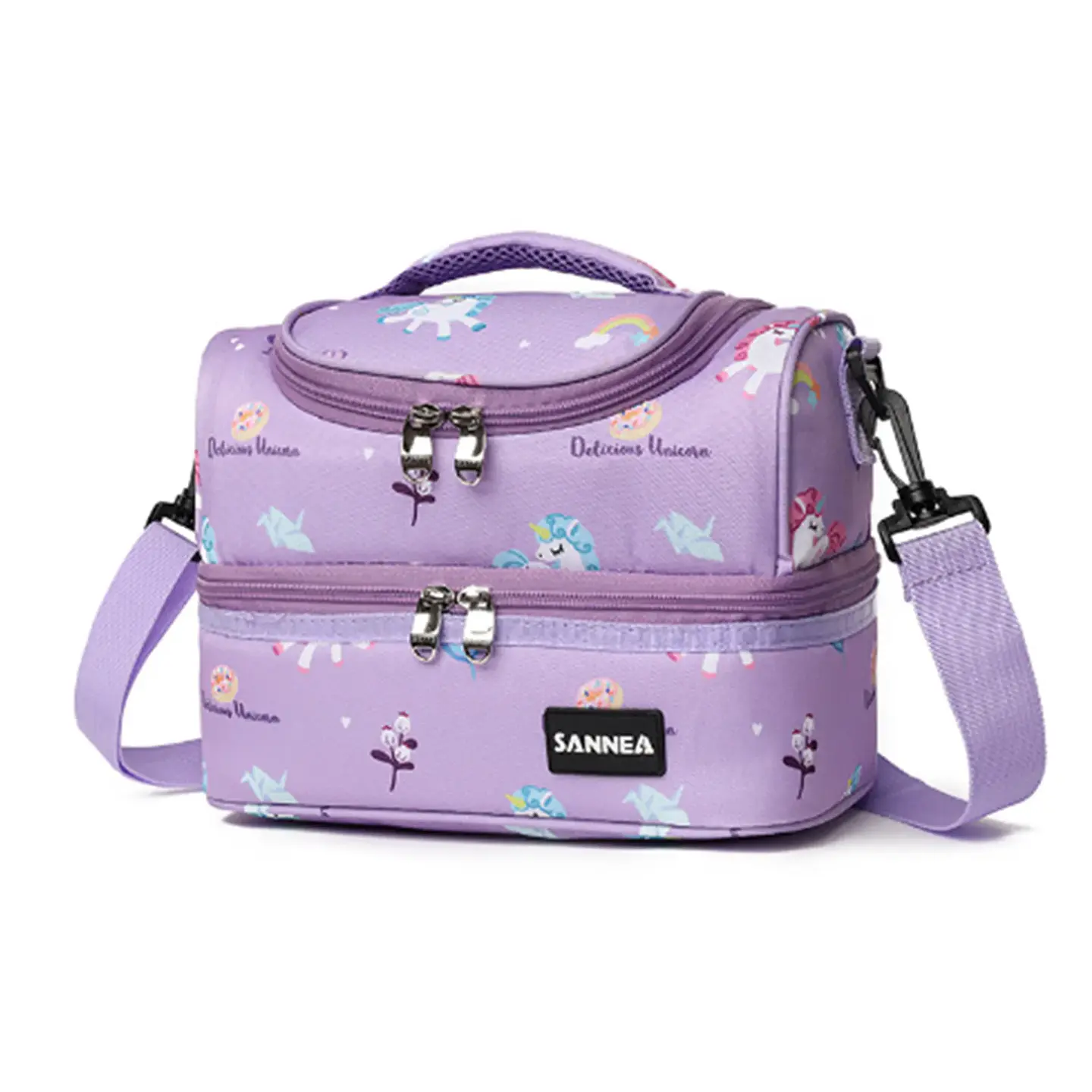 Thermal Lunch Tote with Shoulder Strap for School & Work 8
