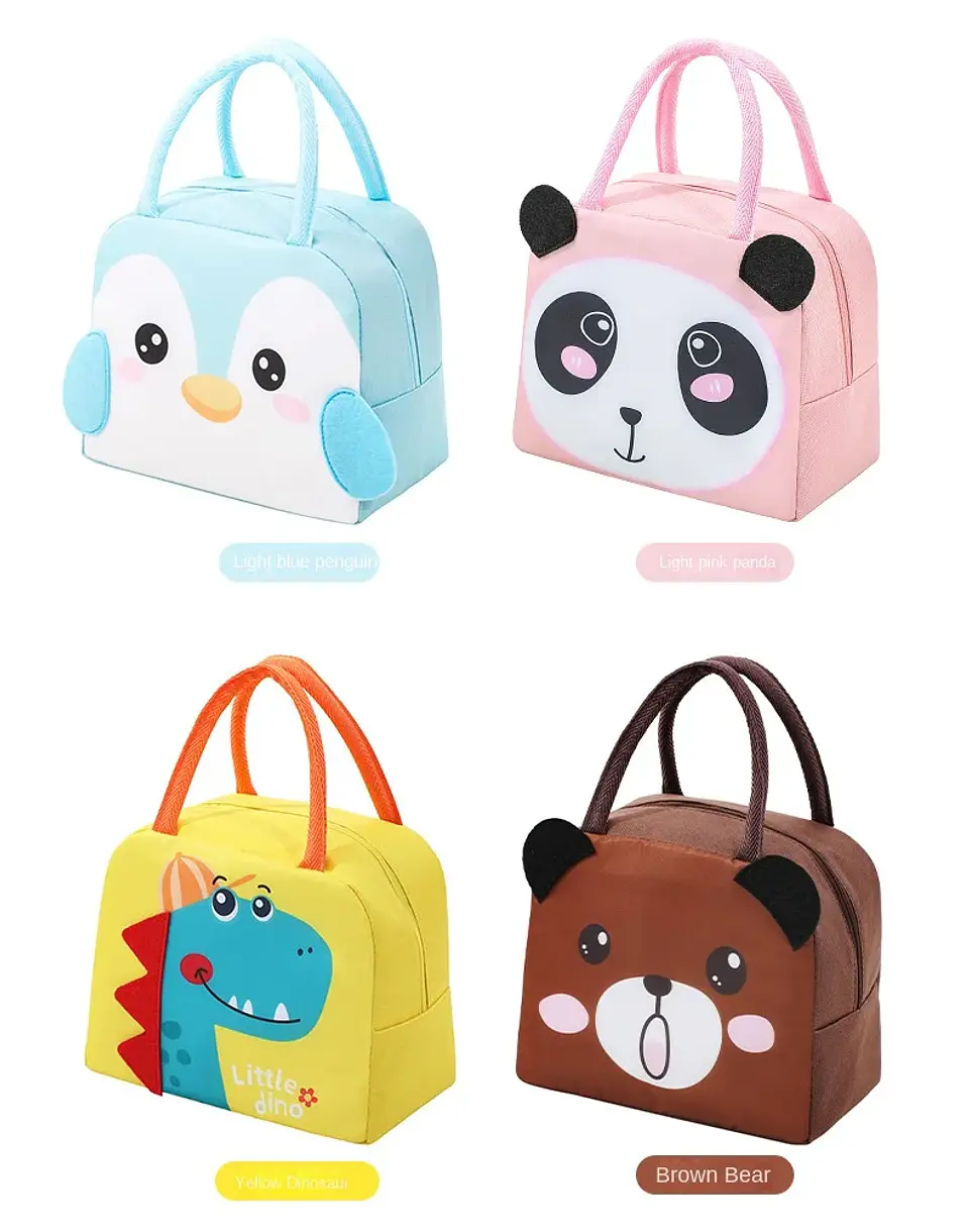 Cartoon Lunch Bag for Kids Waterproof Thermal Tote 15