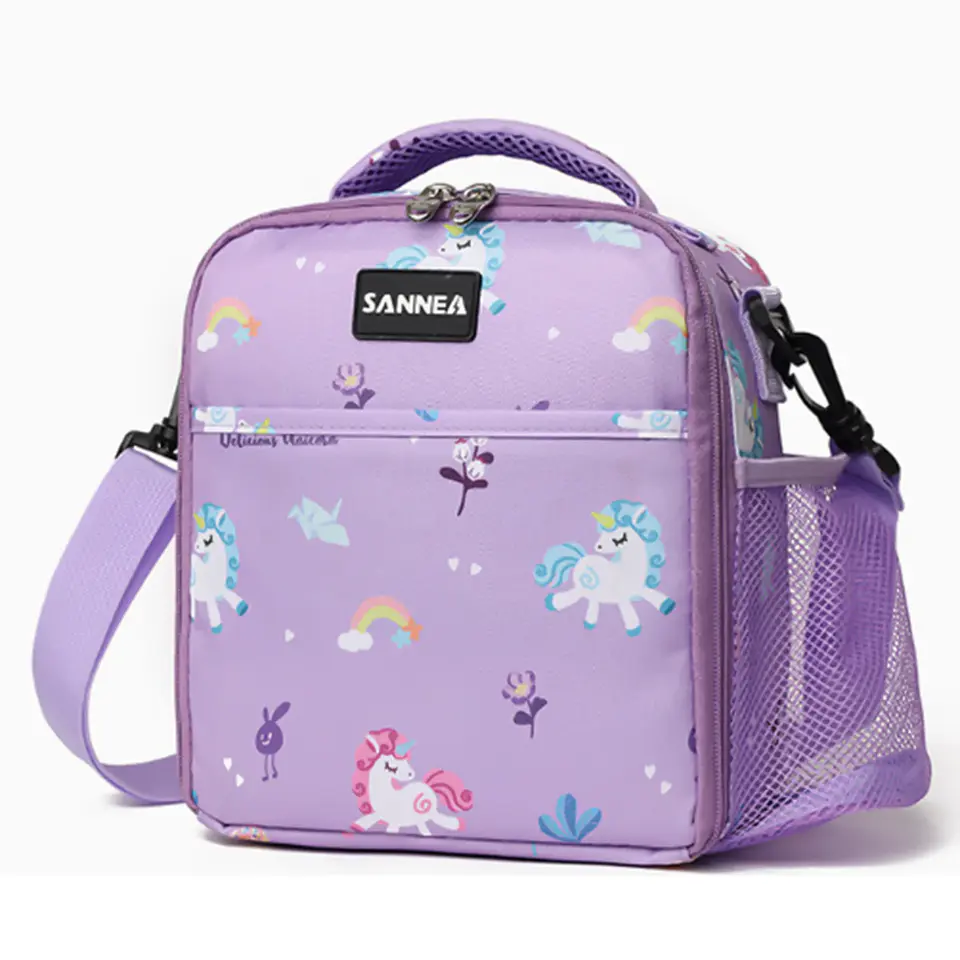 Thermal Lunch Tote with Shoulder Strap for School & Work 9