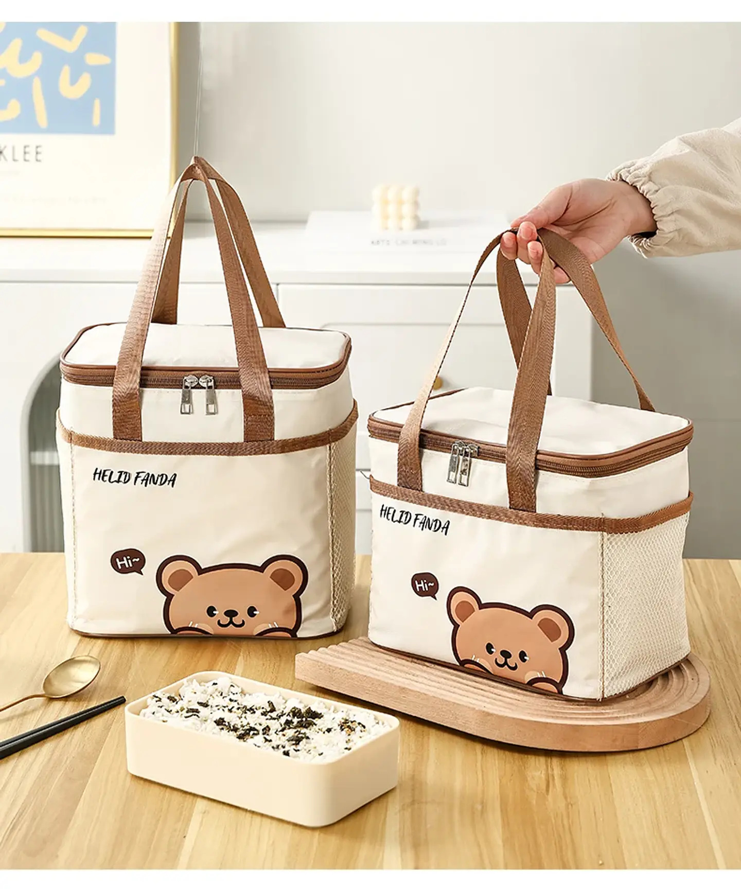 Lunch Cooler Bag Waterproof for School, Office & Picnic 14
