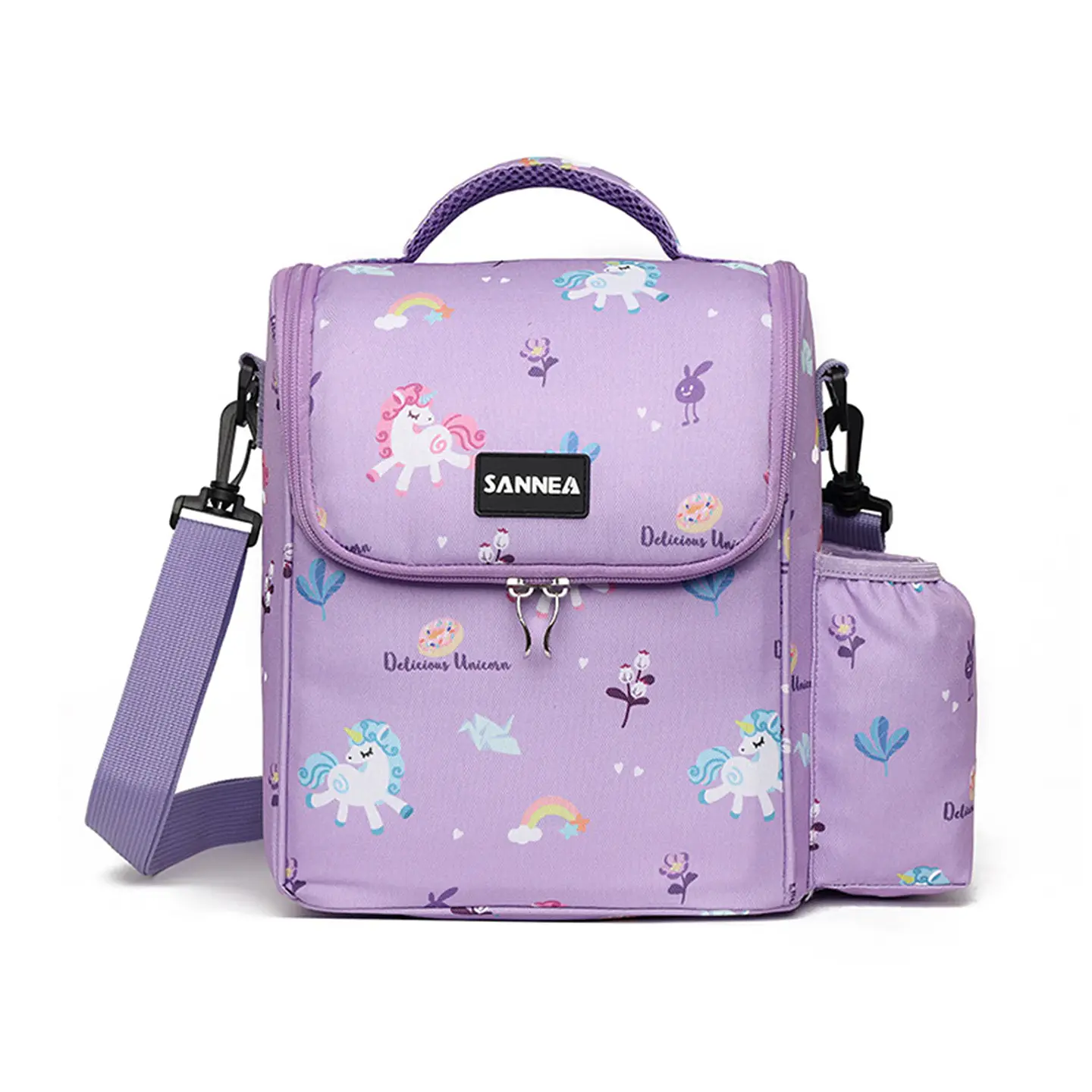 Thermal Lunch Tote with Shoulder Strap for School & Work 12