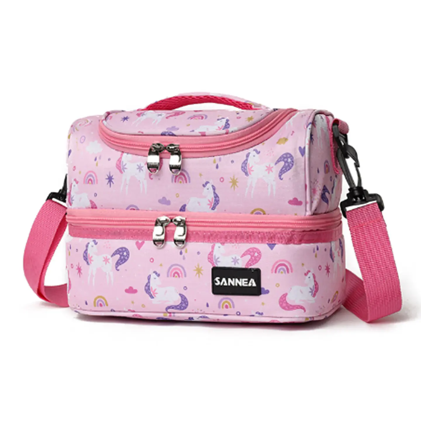 Thermal Lunch Tote with Shoulder Strap for School & Work 16