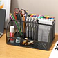 Metal Pen Holder Desk Organizer for School & Office - thumbnail 4