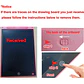 LCD Writing Tablet 16 Inch Color Drawing Board for Kids - thumbnail 17