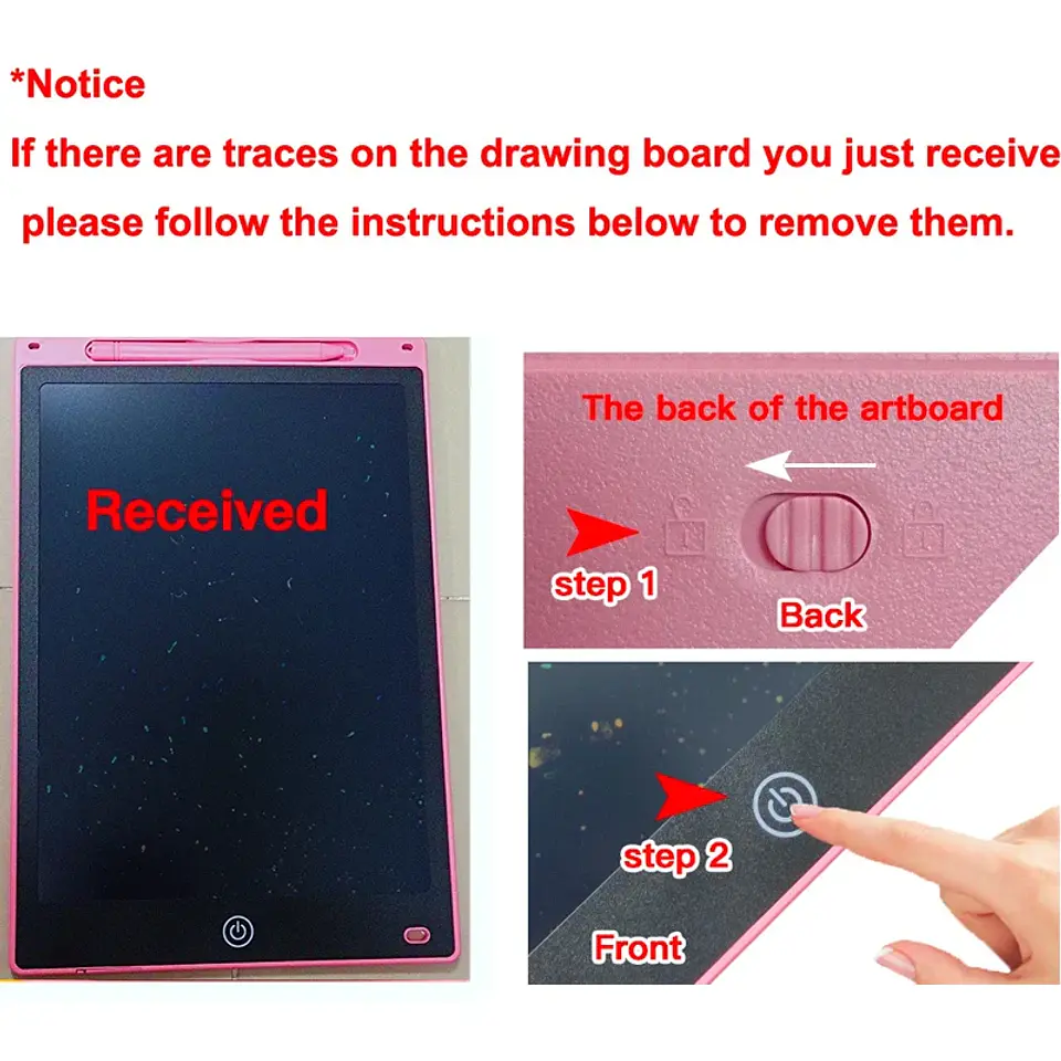 LCD Writing Tablet 16 Inch Color Drawing Board for Kids 17