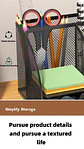 Metal Pen Holder Desk Organizer for School & Office - thumbnail 20