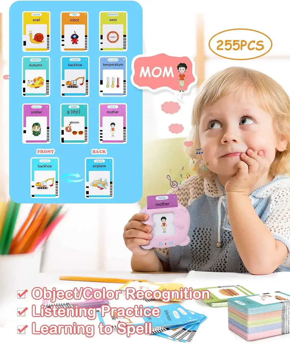 Talking Flash Cards Learning Machine for Kids 20