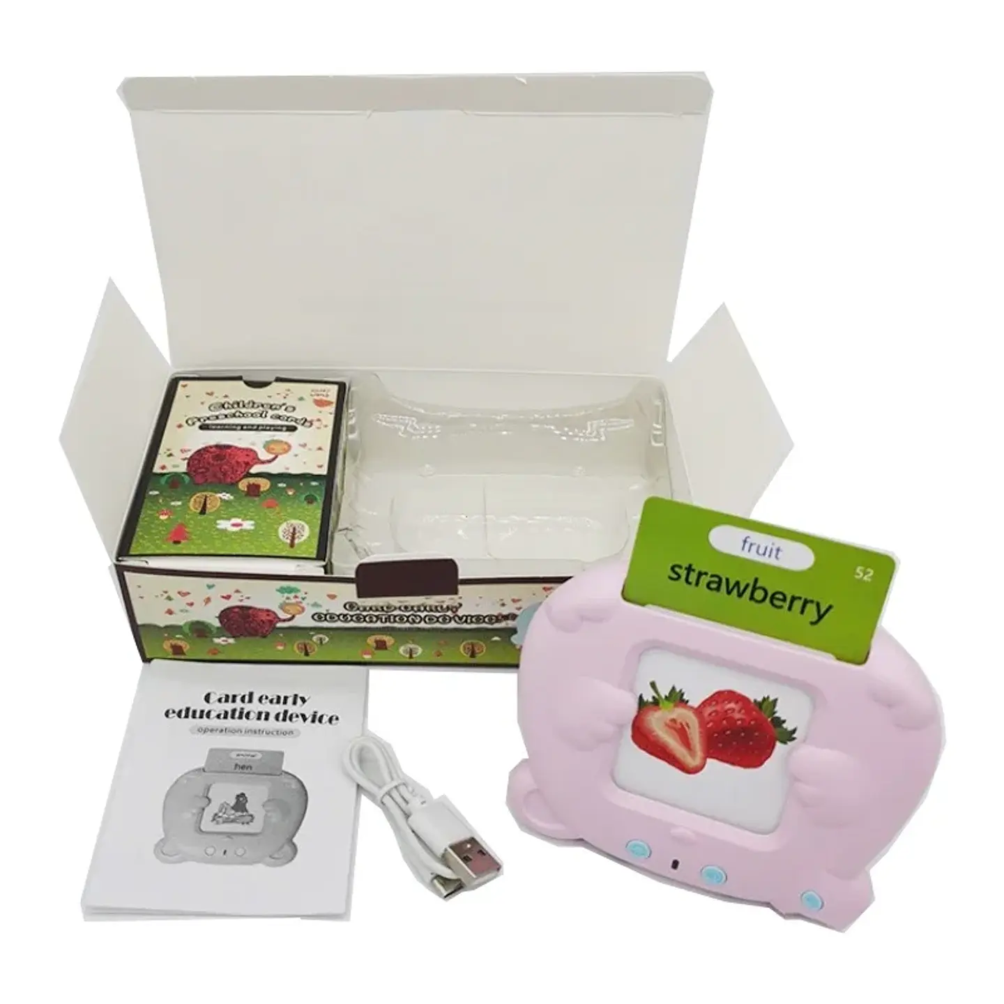 Talking Flash Cards Learning Machine for Kids 24