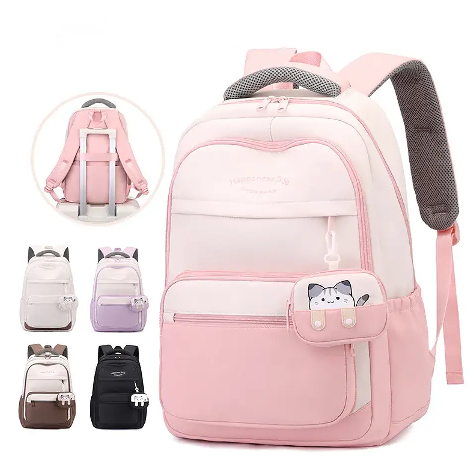 Kitten Backpack for Girls – Large Capacity 1