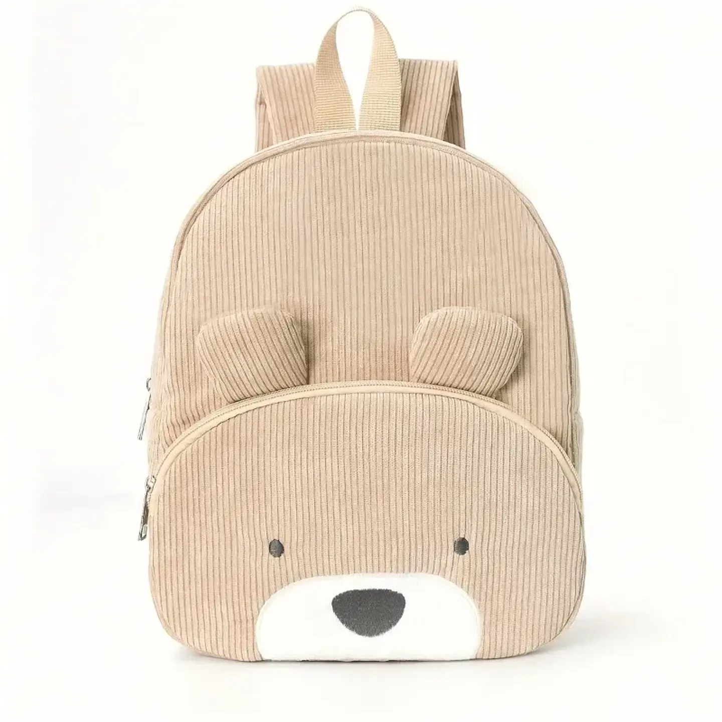3D Animal Face Plush Backpack – Soft & Lightweight 1