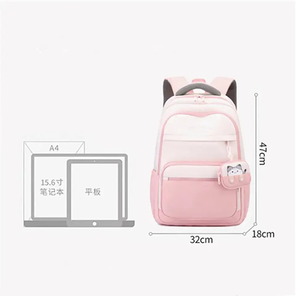 Kitten Backpack for Girls – Large Capacity 2