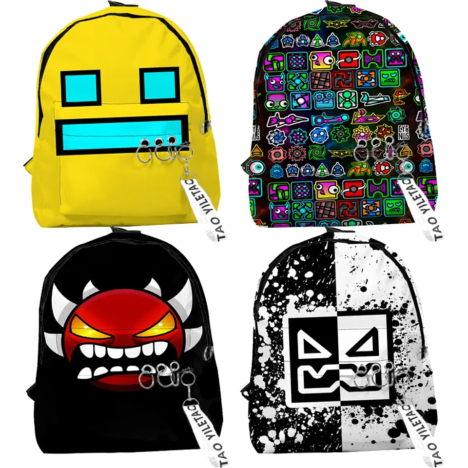 Geometry Game 3D Print Backpack – Kids 1