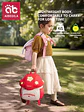 Mushroom Kindergarten Backpack – Anti-Lost Strap - thumbnail 2