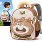 3D Rabbit Preschool Backpack – Carrot Decor - thumbnail 3