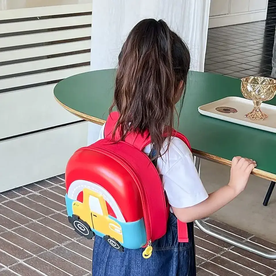 3D Car Pattern EVA Backpack – Kindergarten 12