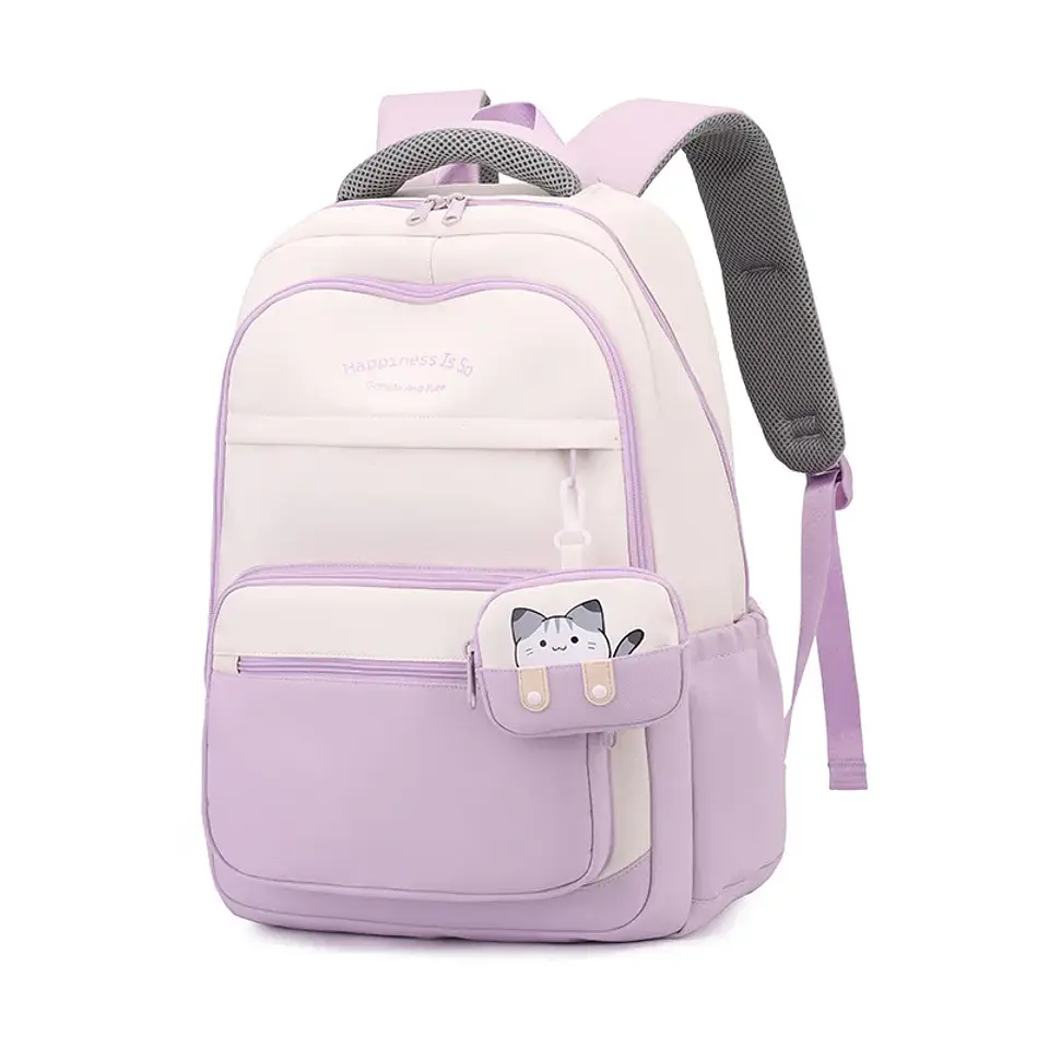 Kitten Backpack for Girls – Large Capacity 5